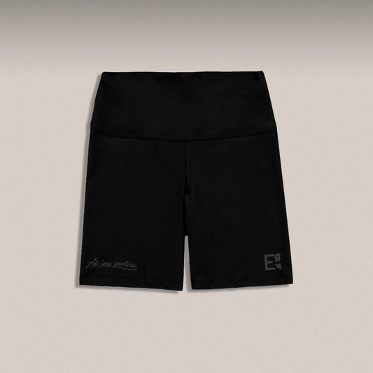 AB IMO PECTORE© BIKER SHORTS - BLACK