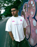 ERM X RUGE OVERSIZE T-SHIRT — MARFIL.