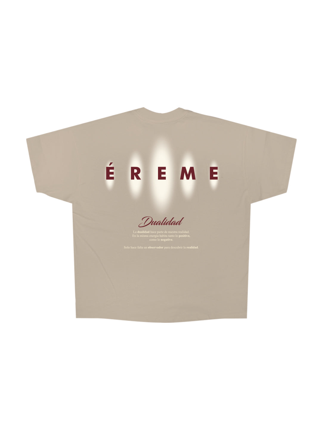 "DUALISMO" OVERSIZE T-SHIRT.