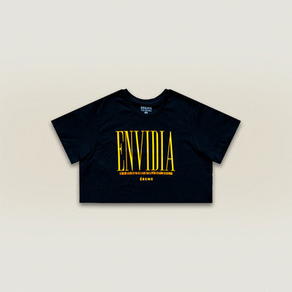 "ENVIDIA" CROP TEE