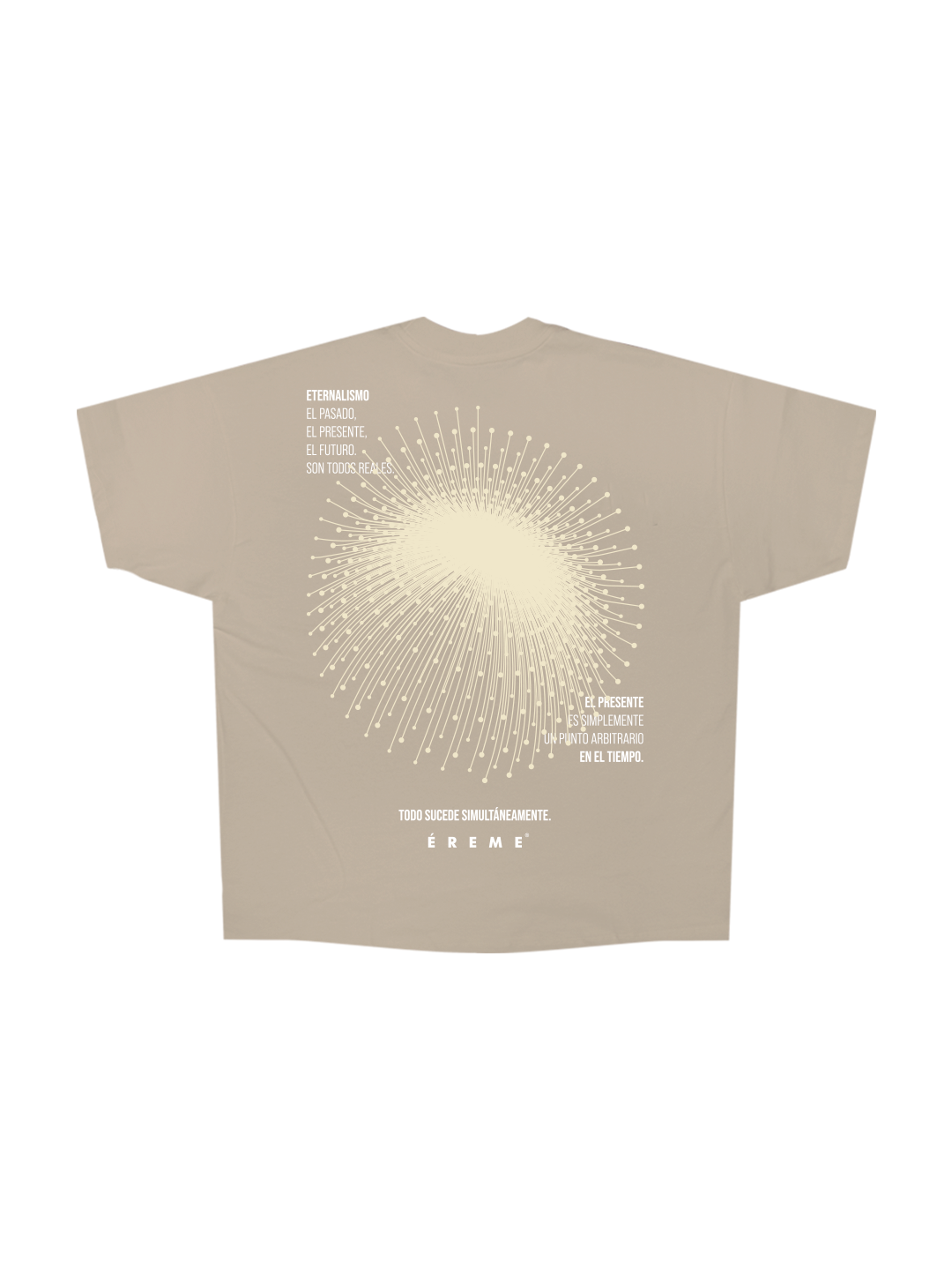 "ETERNALISMO" OVERSIZE T-SHIRT.