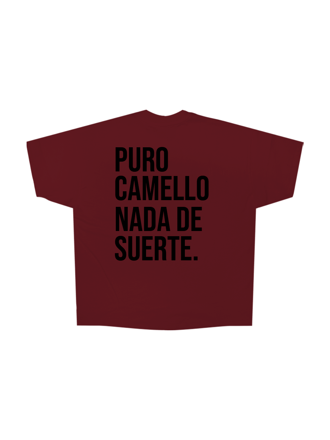 "PURO CAMELLO" OVERSIZE T-SHIRT.
