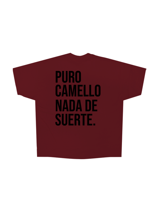 "PURO CAMELLO" OVERSIZE T-SHIRT.