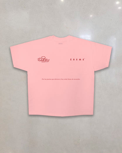 ERM X RUGE OVERSIZE T-SHIRT — ROSA.