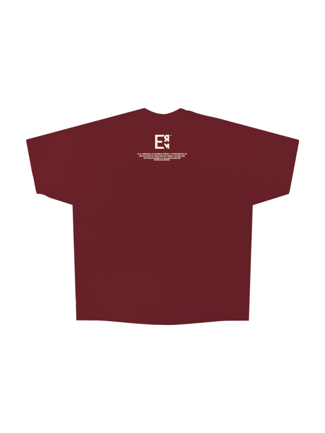 "SIMETRÍA" OVERSIZE T-SHIRT.