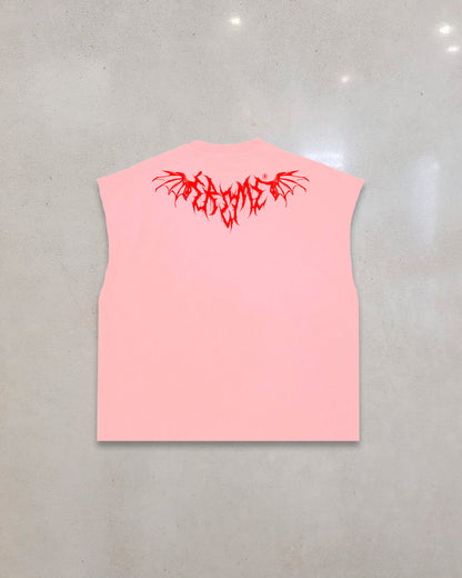 "SALVADOR" SLEEVELESS T-SHIRT.